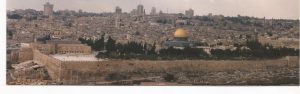 La cúpula de la Roca, Panoramica d Jerusalén (FILEminimizer)